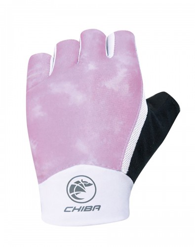 Chiba Tie Dye Damen Fahrrad Handschuhe kurz rosa 2022 