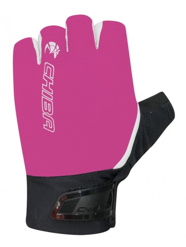 Chiba Superlight Damen Fahrrad Handschuhe kurz pink/schwarz 2024 