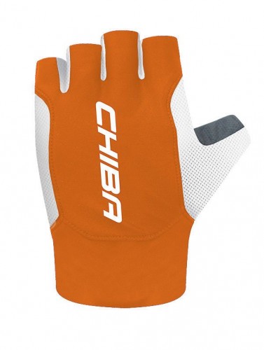 Chiba Mistral Fahrrad Handschuhe kurz orange 2021 