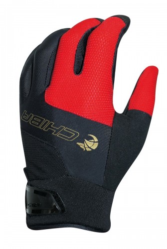 Chiba Viper Fahrrad Handschuhe lang schwarz/rot 2022 