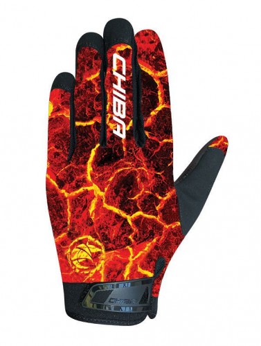 Chiba Elements Youth Kinder Fahrrad Handschuhe lang rot 2021 