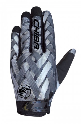Chiba Elements Youth Kinder Fahrrad Handschuhe lang grau 2021 