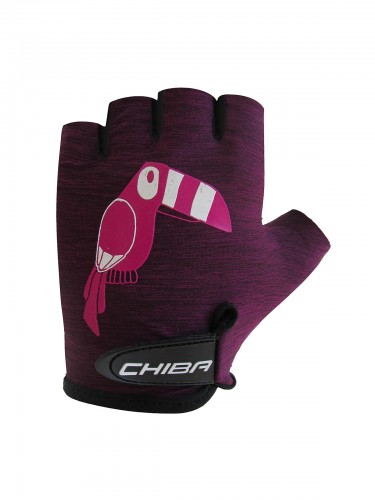 Chiba Cool Kids Kinder Fahrrad Handschuhe kurz lila 2026 