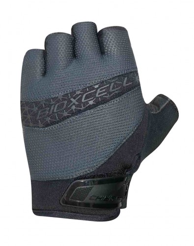 Chiba BioXCell Pro Fahrrad Handschuhe kurz grau/schwarz 2023 