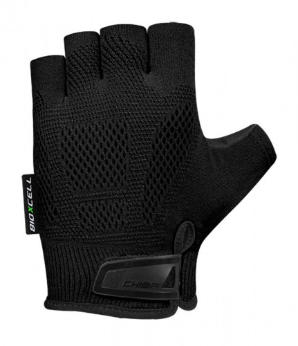 Chiba BioXCell Comfort Fahrradhandschuhe kurz schwarz 2027 