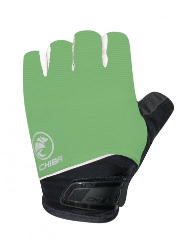 Chiba BioXCell Damen Fahrrad Handschuhe kurz grün/schwarz 2024 