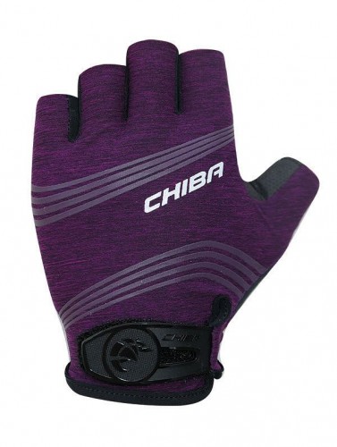 Chiba Super Light Damen Fahrrad Handschuhe kurz lila 2021 