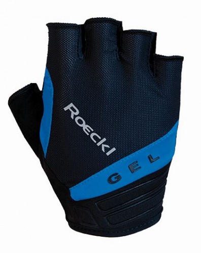 Roeckl Itamos Fahrrad Handschuhe kurz schwarz/blau 2022 
