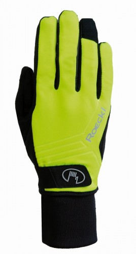 Roeckl Raab Winter Fahrrad Handschuhe gelb/schwarz 2021 