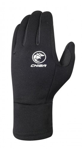 Chiba Polarfleece Kids Kinder Winter Fahrrad Handschuhe lang schwarz 2027 