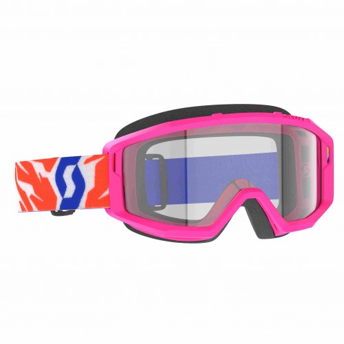 Scott Primal Kinder MX Goggle Cross/MTB Brille pink/klar 