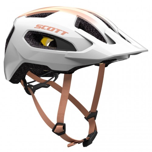 Scott Supra Plus MIPS MTB Fahrrad Helm weiß/rose 2024 