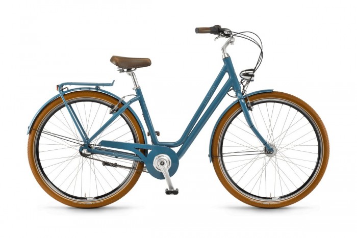 Winora Jade 26'' 3 Gang Damen Retro City Fahrrad blau 2019 