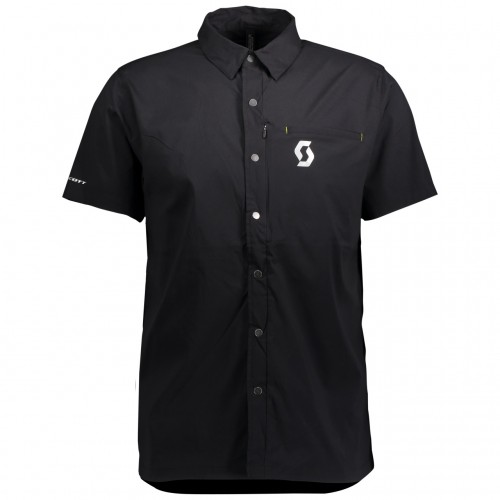 Scott Factory Wear Button Hemd kurz schwarz 2024 