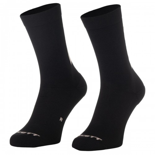 Scott Block Stripe Crew Fahrradsocken schwarz/rosa 2026 