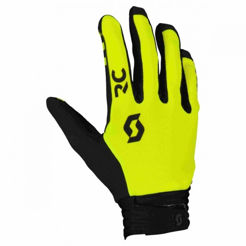Scott DH Factory Fahrrad Handschuhe lang gelb/schwarz 2024 