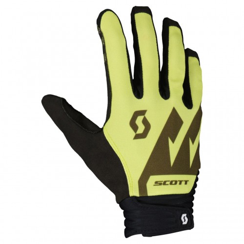 Scott DH Factory Fahrrad Handschuhe lang bitter gelb/schwarz 2024 