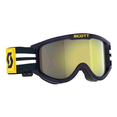 Scott 89X Era MX Goggle Cross/MTB Brille blau/gelb chrom 