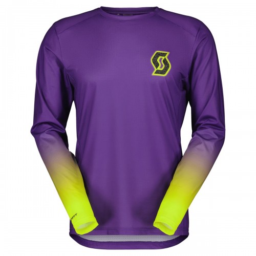Scott RC Progressive DH Fahrrad Trikot lang lila/gelb 2025 