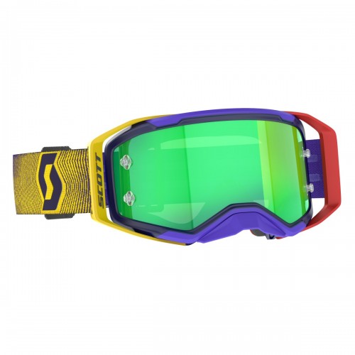 Scott Prospect 2.0 MX Goggle Cross/MTB Brille rot/gelb/grün chrom works 