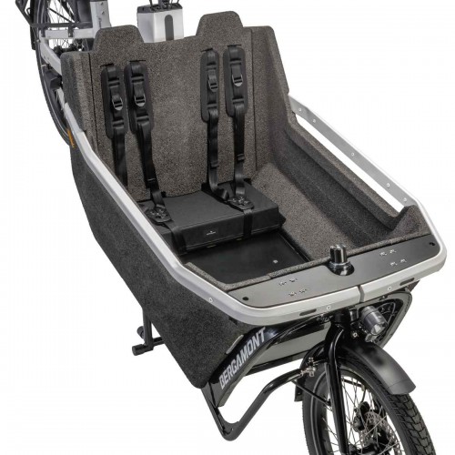 Bergamont LJ EPP Kids Bench Sitzbank inkl. Gurtsystem für E-Cargoville LJ schwarz 