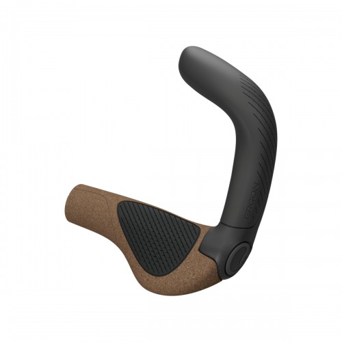 Ergon GP5-L Evo BioKork Touring / Commuting / E-Bike Fahrradgriffe braun 
