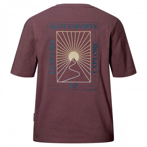 Scott Graphic Damen Freizeit Shirt kurzarm clay lila 2027 