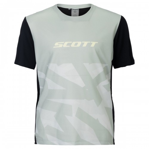 Scott Jr Vertic Delta Kinder Fahrradtrikot kurzarm grau 2026 