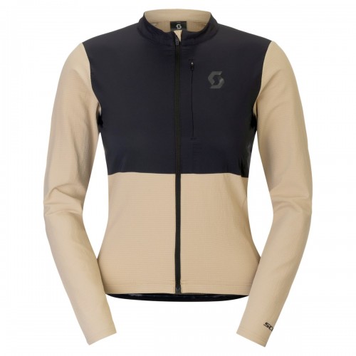 Scott Endurance Warm Winter Damen Fahrradtrikot langarm portobello beige/schwarz 2027 
