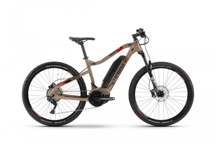 Haibike Sduro HardSeven 4.0 27.5'' Pedelec E-Bike MTB sandfarben/rot 2020 