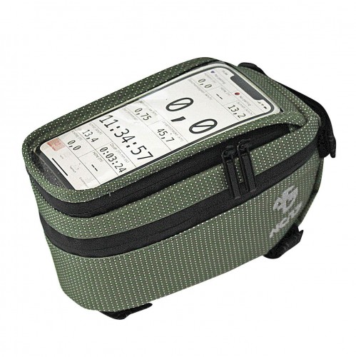 NC-17 Connect Smartphone Tasche für Oberrohr grün/weiß 