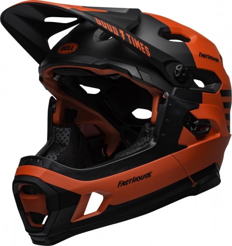 Bell Super DH MIPS Fahrrad Helm rot/schwarz 2025 