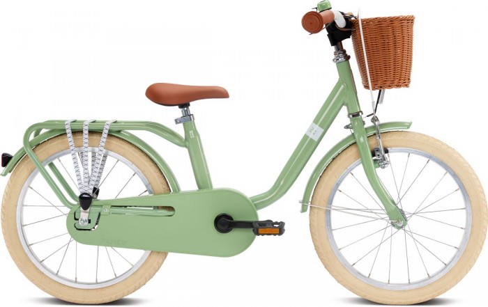 Puky Steel Classic 18'' Retro Kinder Fahrrad grün von
