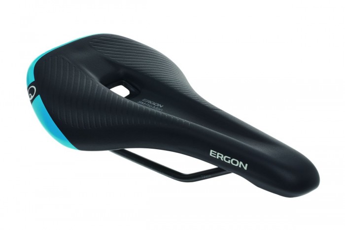 Ergon SM Pro ergonomischer MTB Fahrrad Sattel schwarz/blau 