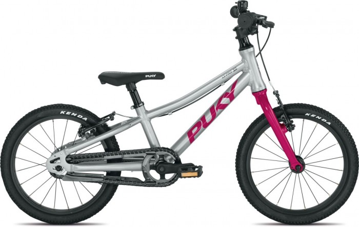Puky LS-Pro 16-1 Alu Kinder Fahrrad silberfarben/pink 