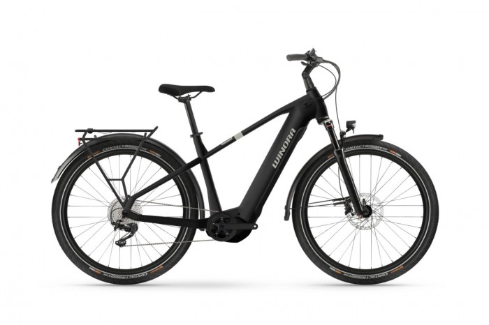 Winora Yucatan X10 27.5'' Pedelec E-Bike Trekking Fahrrad matt schwarz 2024 