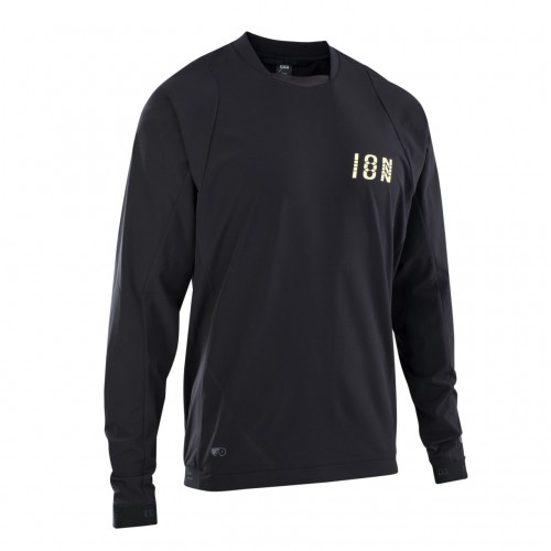 Ion Shelter BAT Softshell Fahrrad Trikot lang schwarz 2023 