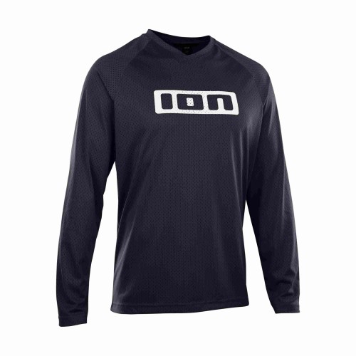 Ion Logo Fahrrad Trikot lang schwarz 2025 