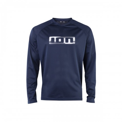 Ion Logo Fahrrad Shirt / Trikot lang blau 2025 