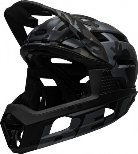 Bell Super Air R MIPS MTB Fahrrad Helm camo schwarz/grau 2025 