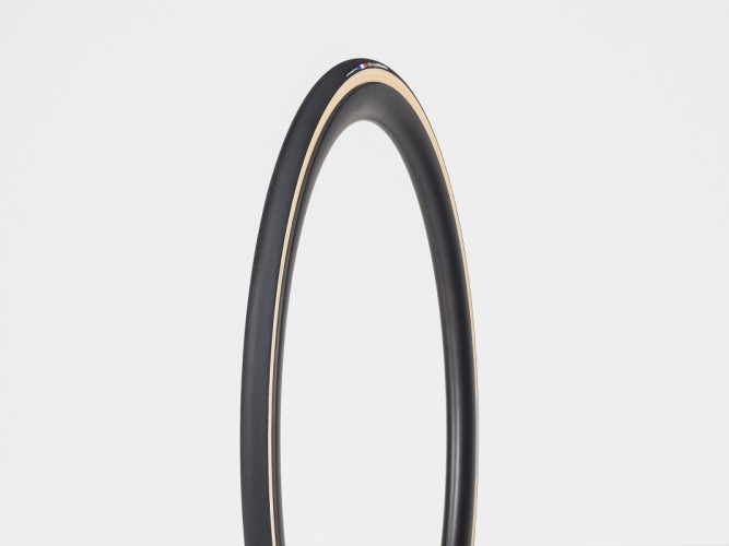 Bontrager R4 320 Handmade Clincher 700 x 25 Rennrad Fahrrad Reifen schwarz/beige 