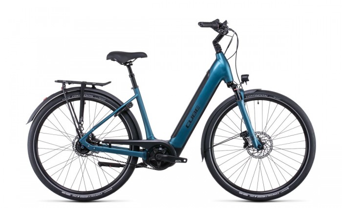 Cube Supreme RT Hybrid EXC 500 Easy Entry Unisex Pedelec E-Bike Trekking Fahrrad blau 2022 