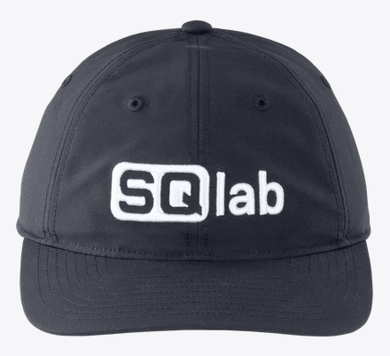 SQlab Logo Cap / Mütze schwarz 