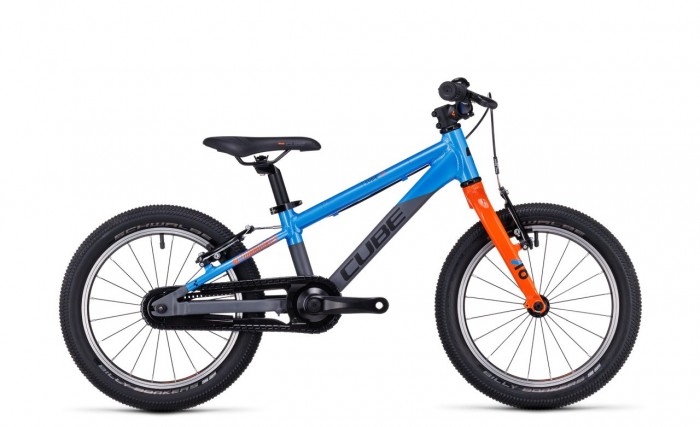 Cube Cubie 160 Actionteam 16'' Kinder Fahrrad blau/grau/orange 2023 