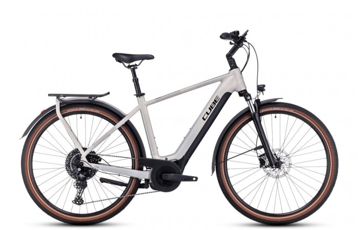 Cube Touring Hybrid Pro 500 Pedelec E-Bike Trekking Fahrrad silberfarben 2023 50cm / S (169-176cm)