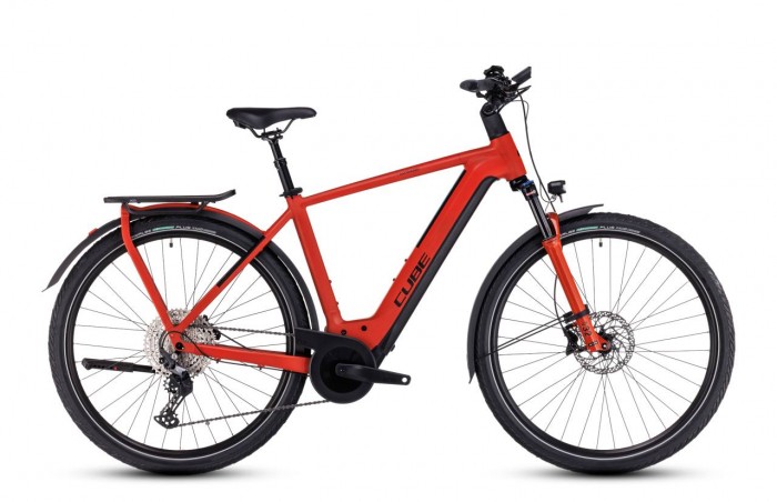 Cube Kathmandu Hybrid EXC 750 Pedelec E-Bike Trekking Fahrrad rot 2023 