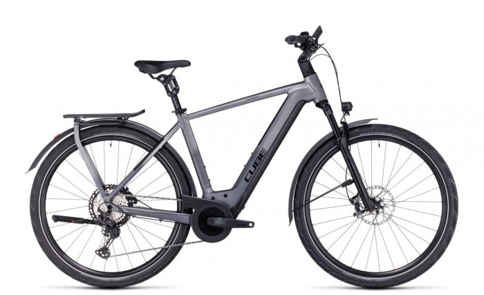 Cube Kathmandu Hybrid SLT 750 Pedelec E-Bike Trekking Fahrrad prizm silberfarben 2023 