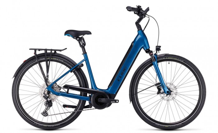 Cube Supreme Sport Hybrid EXC 625 Easy Entry Pedelec E-Bike Trekking Fahrrad blau 2023 