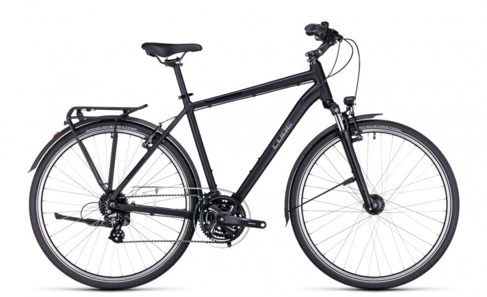 Cube Touring Trekking Fahrrad schwarz 2023 