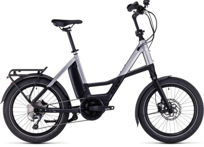 Cube Compact Sport Hybrid 20'' Pedelec E-Bike Fahrrad silberfarben/schwarz 2023 